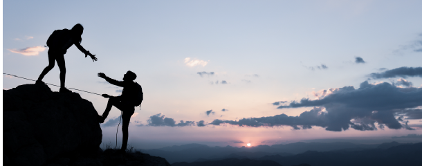 目標に向かって進むイメージ